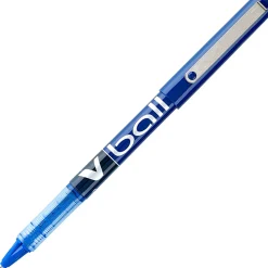 Pilot® V-Ball™ Liquid Ink Rollerball Pens, Extra Fine Point, 0.5 mm, Blue Barrel, Blue Ink, Pack Of 12 Pens