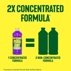 Pine-Sol Multi-Surface Cleaner, Lavender Clean, 40 Oz, Pack Of 8 Bottles