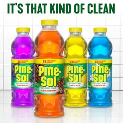 Pine-Sol Multi-Surface Cleaner, Lavender Clean, 40 Oz, Pack Of 8 Bottles