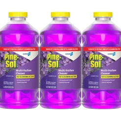 Pine-Sol Multi-Surface Cleaner, CloroxPro, All Purpose Cleaner, Lavender Clean, 80 Fluid Ounces, Pack of 3 (60608)