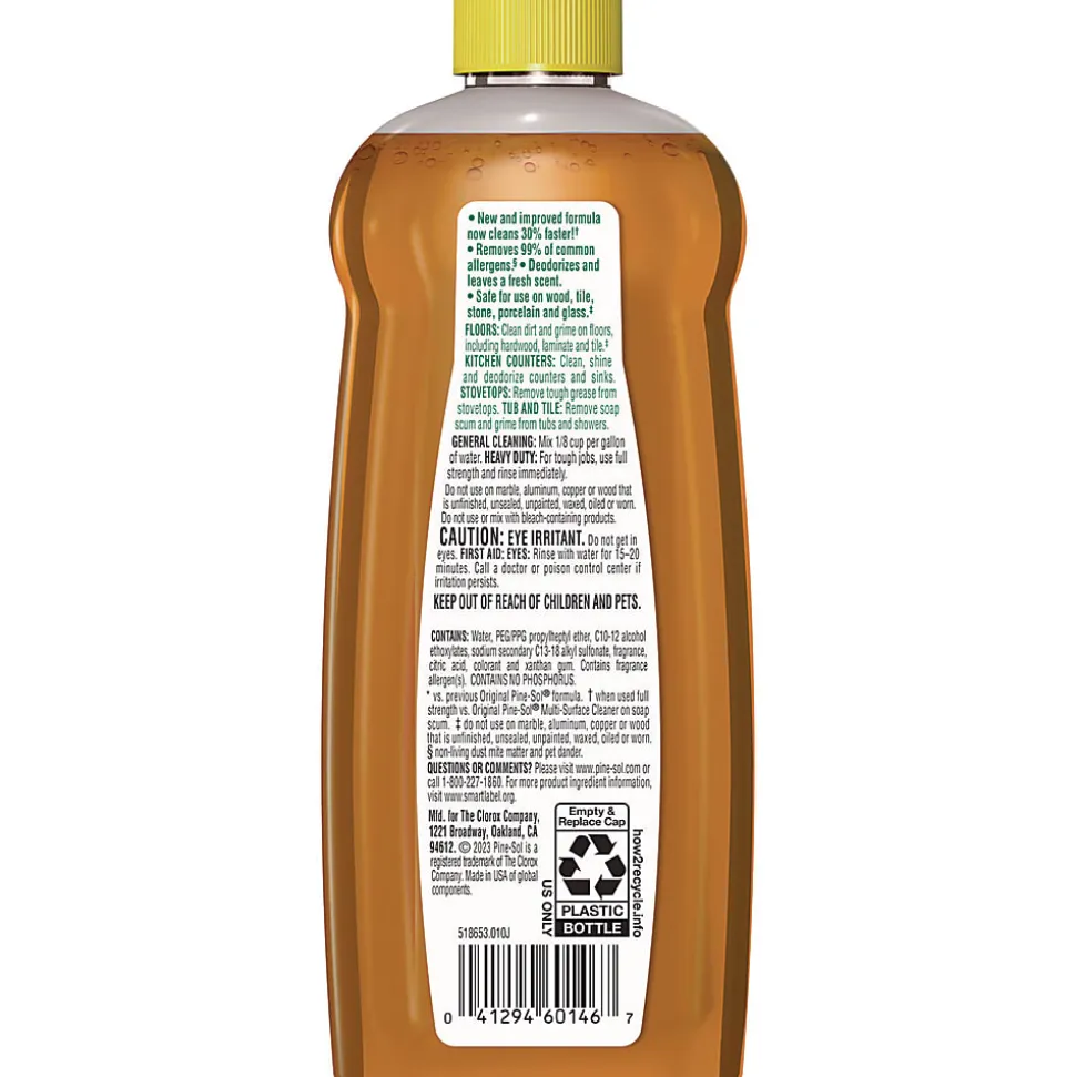 Pine-Sol® Multi-Surface Cleaner Disinfectant Concentrated, Pine Scent, 14 oz Bottle