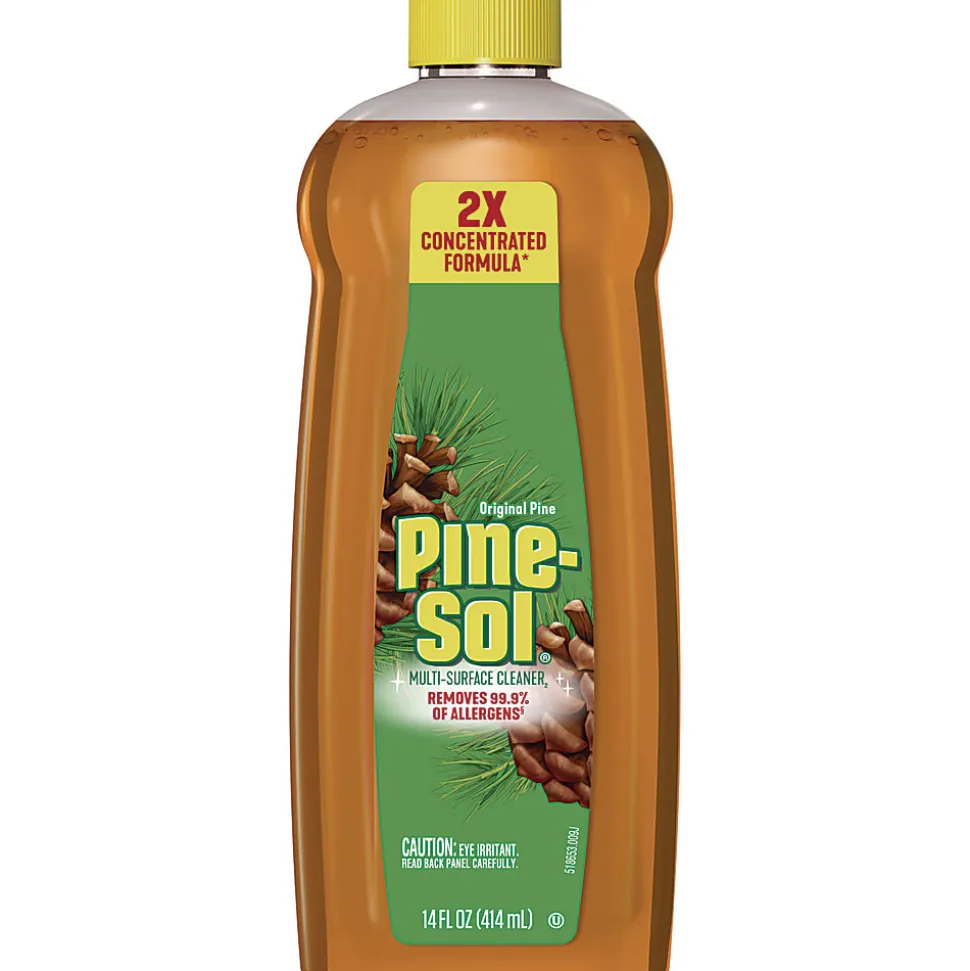 Pine-Sol® Multi-Surface Cleaner Disinfectant Concentrated, Pine Scent, 14 oz Bottle