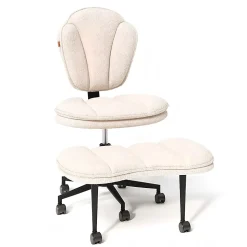 Pinmoco Cloud-Lounge Ergonomic Office Chair, White, Total Qty 1