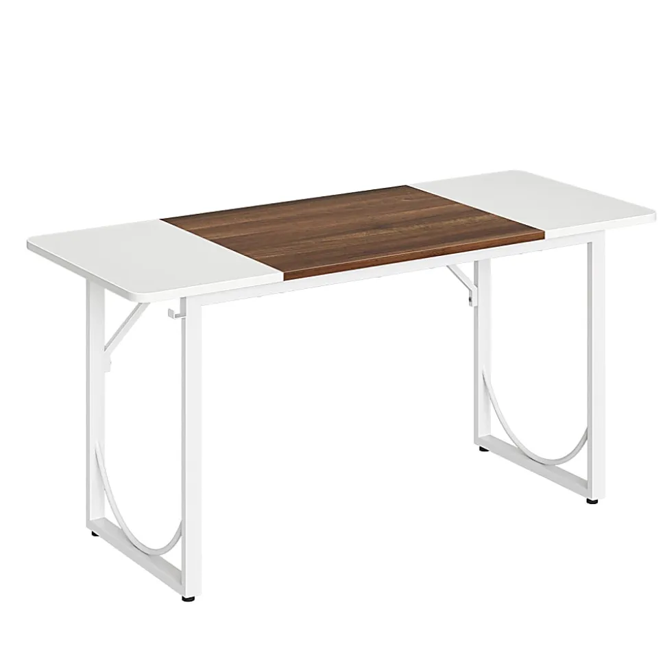 Pinmoco 63"W Executive Computer Desk, White
