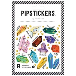 Pipsticks Decorative Stickers, 4" x 4", Energy Crystals