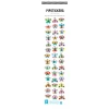 Pipsticks Decorative Stickers, 2" x 8", Brilliant Butterflies