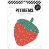 Pipsticks Pixigem Stickers, 2" x 2", Sammy Strawberry