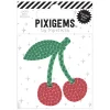 Pipsticks Pixigem Sticker, 2" x 2", Cha Cha Cherry