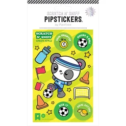 Pipsticks Scratch 'n Sniff Stickers, 4" x 6", Kick It!