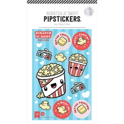 Pipsticks Scratch 'n Sniff Stickers, 4" x 6", Butter Me Up