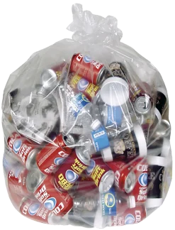 Pitt Plastics Industrial Quality 2-mil Can Liners, 60 Gallons, 38" x 60", Clear, Pack Of 100