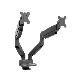 Pixio PS2D Heavy-Duty Premium Gas-Spring Dual-Monitor Arm for Monitors up to 35