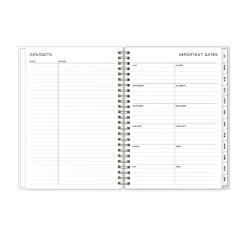 Planner Notes AG Squiggle Stripe Neutral 5.875x8.625 AY26–27