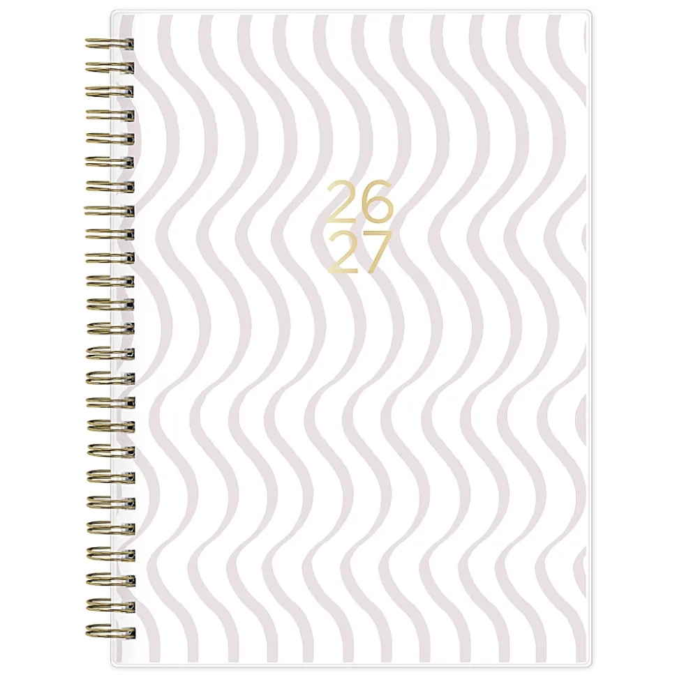 Planner Notes AG Squiggle Stripe Neutral 5.875x8.625 AY26–27