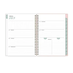 Planner Notes AM-AJ Palm Leaves 5.875x8.625 AY26–27
