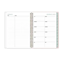 Planner Notes AM-AJ Palm Leaves 5.875x8.625 AY26–27