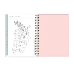 Planner Notes AM-AJ Palm Leaves 5.875x8.625 AY26–27
