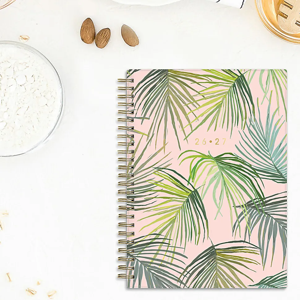 Planner Notes AM-AJ Palm Leaves 5.875x8.625 AY26–27