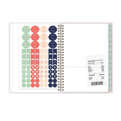 Planner Notes AM-AJ Palm Leaves 5.875x8.625 AY26–27