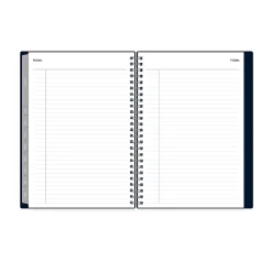 Planner Notes BS Enterprise Solid Navy 5.875x8.625 AY25–26