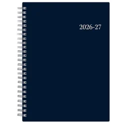 Planner Notes BS Enterprise Solid Navy 5.875x8.625 AY25–26