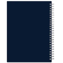 Planner Notes BS Enterprise Solid Navy 5.875x8.625 AY25–26