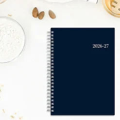 Planner Notes BS Enterprise Solid Navy 5.875x8.625 AY25–26