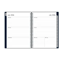 Planner Notes BS Enterprise Solid Navy 5.875x8.625 AY25–26
