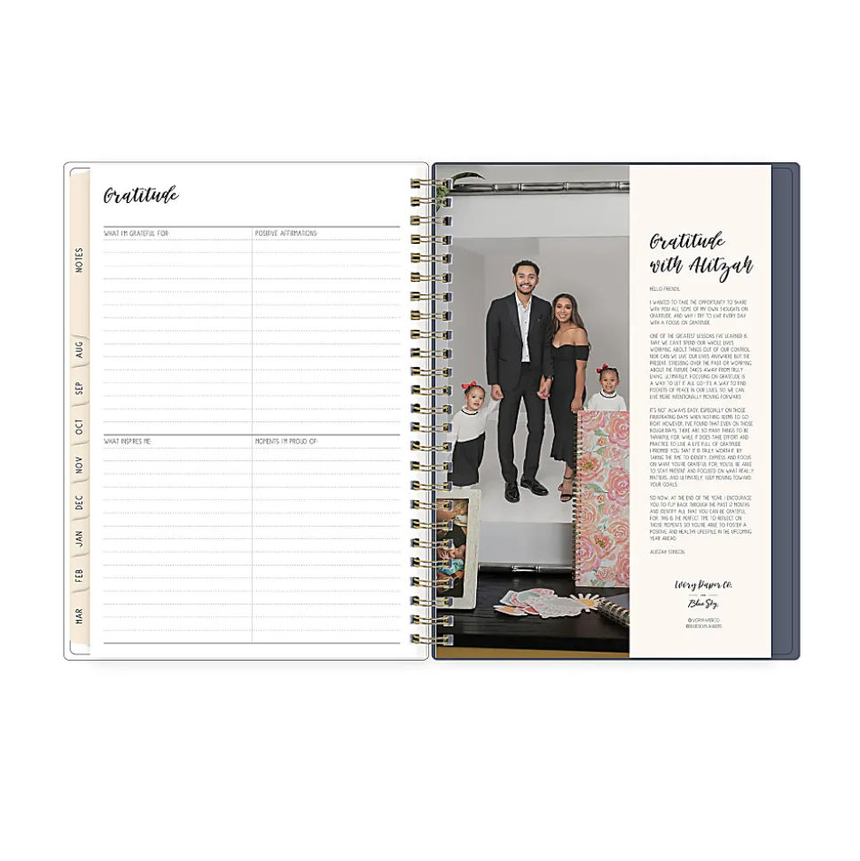 Planner Notes IPC Celine Navy 5.875x8.625 AY26–27 W/M