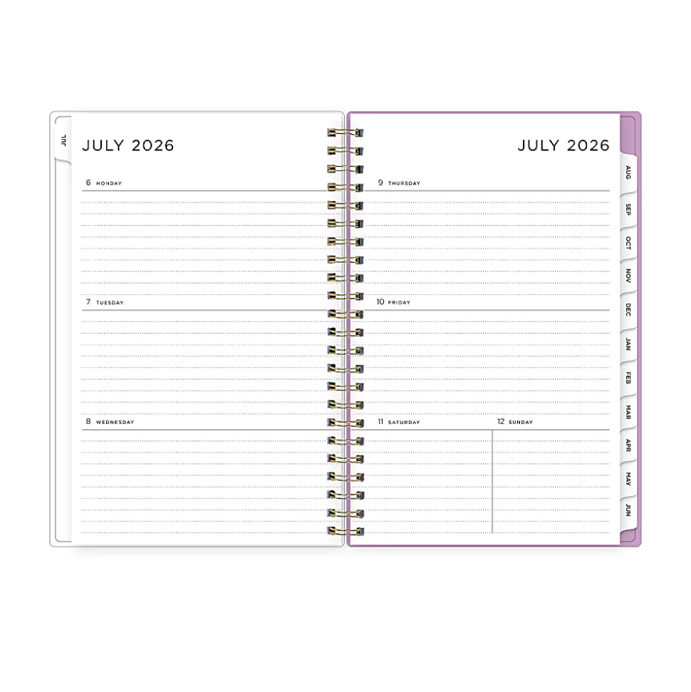 Planning Calendar AG Smoke Purple Frosted PP 5x8 AY26–27