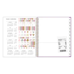 Planning Calendar AG Smoke Purple Frosted PP 8x10 AY26–27