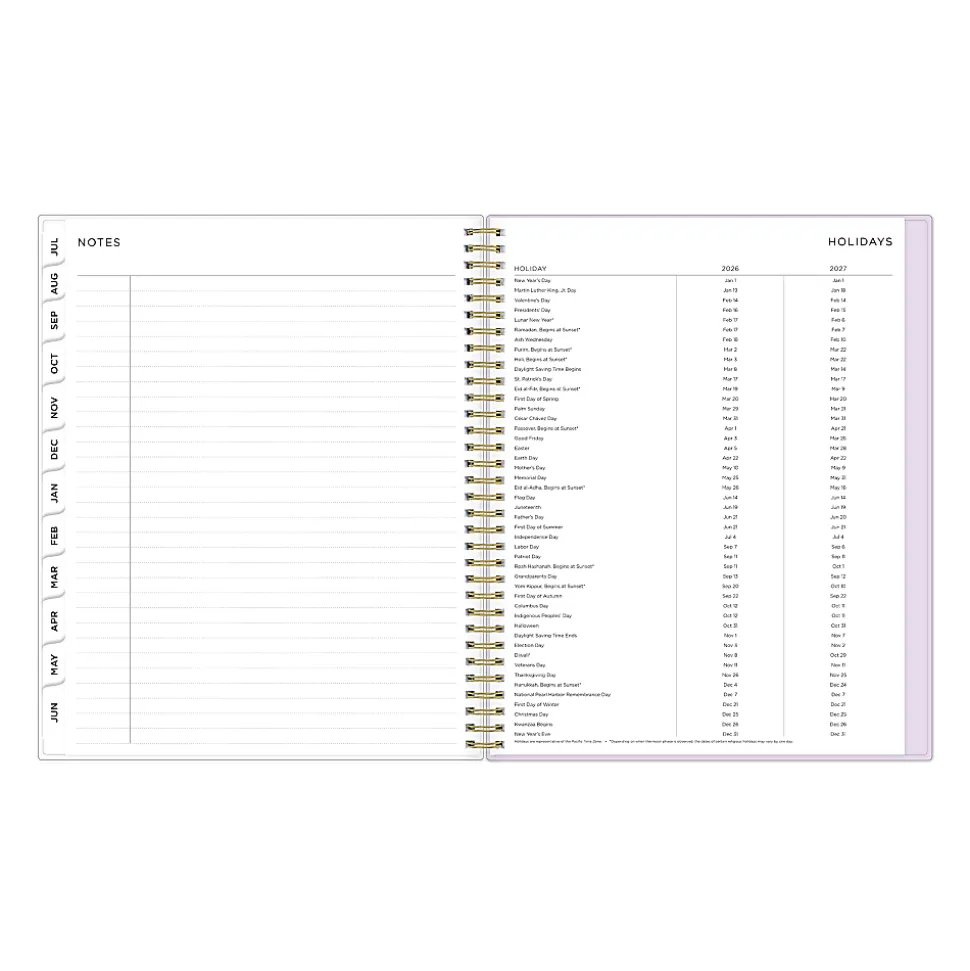 Planning Calendar AG Squiggle Stripe Neutral PP 8.5x11 AY26–27