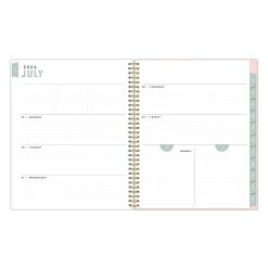Planning Calendar AM-AJ Palm Leaves PP 8.5x11 AY26–27