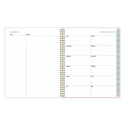 Planning Calendar AM-AJ Palm Leaves PP 8.5x11 AY26–27