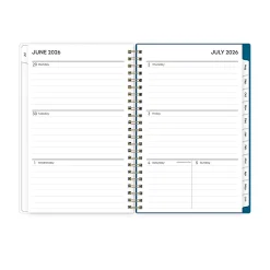 Planning Calendar BS Bakah Blue Frosted PP 5x8 AY26–27