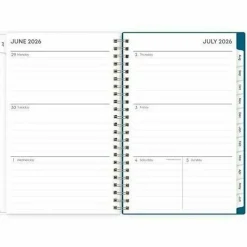 Planning Calendar BS Bakah Blue Frosted PP 5x8 AY26–27