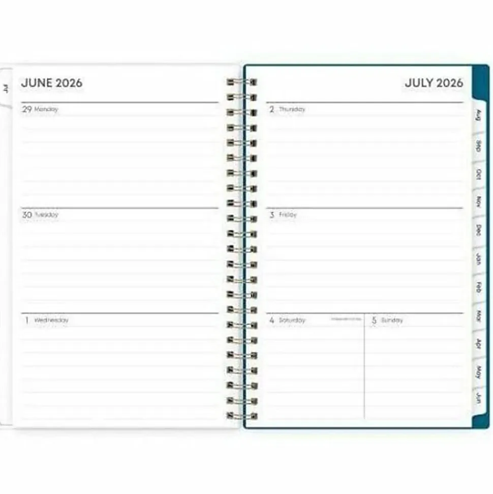 Planning Calendar BS Bakah Blue Frosted PP 5x8 AY26–27