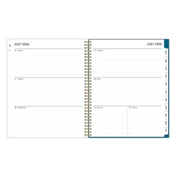 Planning Calendar BS Bakah Blue Frosted PP 8.5x11 AY26–27