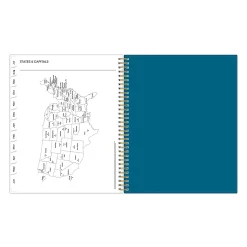 Planning Calendar BS Bakah Blue Frosted PP 8.5x11 AY26–27