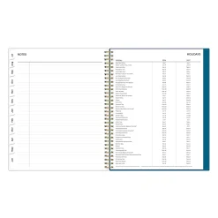 Planning Calendar BS Bakah Blue Frosted PP 8.5x11 AY26–27