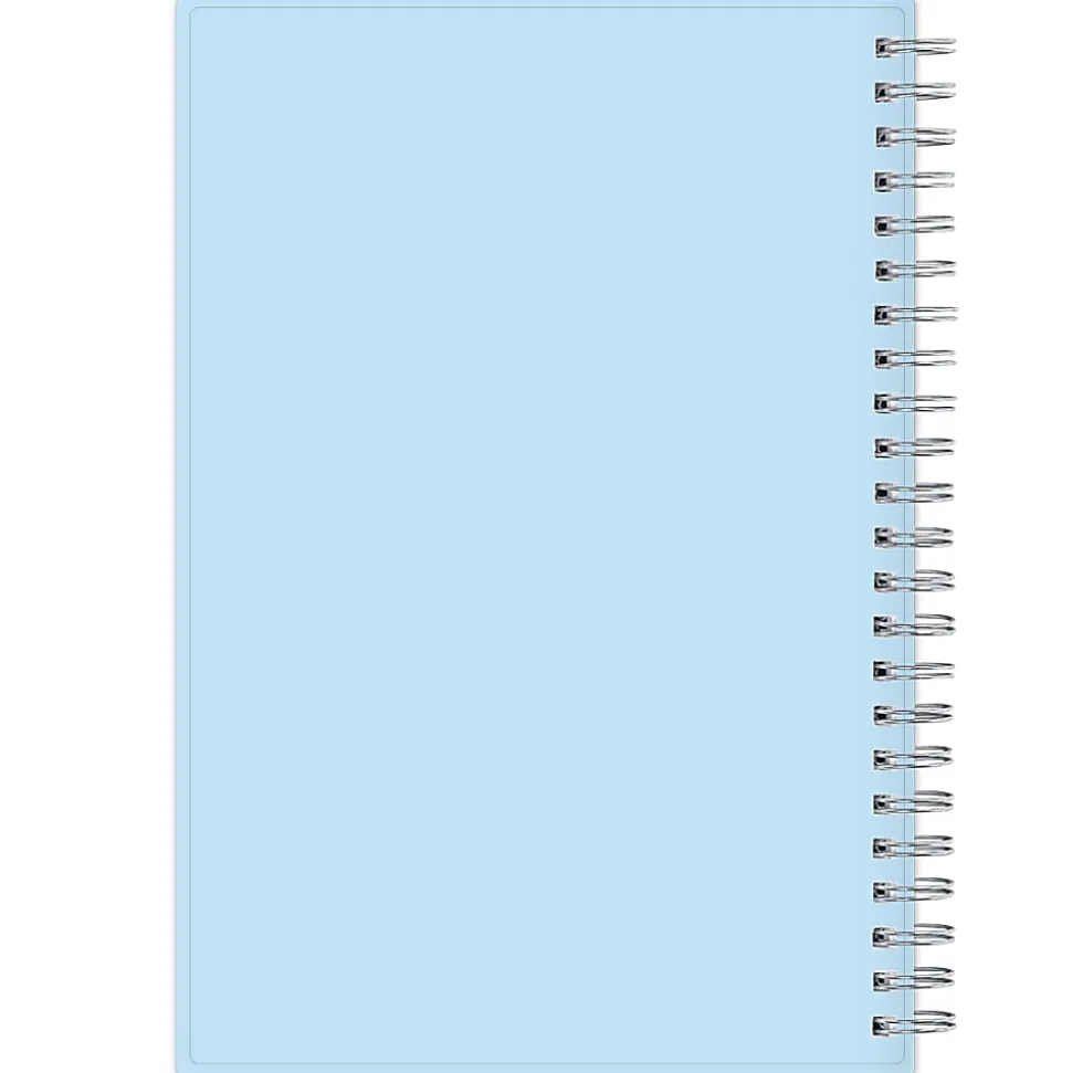 Planning Calendar BS Blues PP Double Pockets 5x8 AY26–27