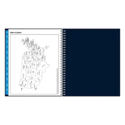 Planning Calendar BS Collegiate Navy PP 8x10 AY26–27 Monthly