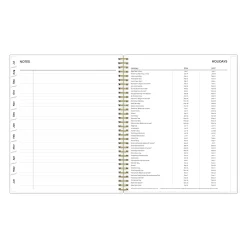 Planning Calendar BS Gemma Frosted PP 8.5x11 AY26–27