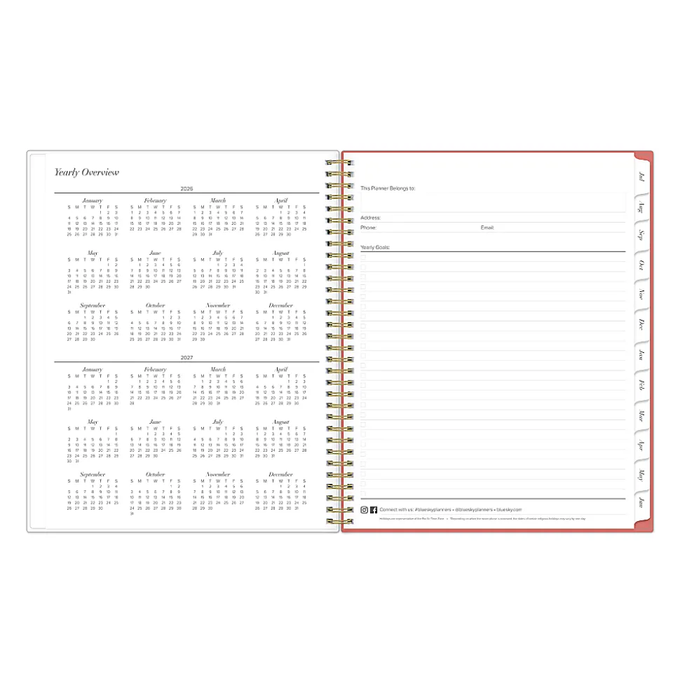 Planning Calendar BS Julien Light PP 8.5x11 AY26–27