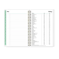 Planning Calendar BS Laurel Frosted PP 5x8 AY26–27