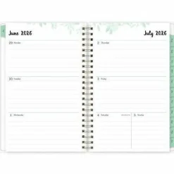 Planning Calendar BS Laurel Frosted PP 5x8 AY26–27