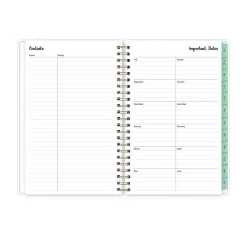 Planning Calendar BS Laurel Frosted PP 5x8 AY26–27