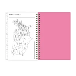 Planning Calendar BS Roosevelt Pink Frosted PP 5x8 AY26–27