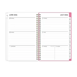 Planning Calendar BS Roosevelt Pink Frosted PP 5x8 AY26–27