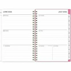 Planning Calendar BS Roosevelt Pink Frosted PP 5x8 AY26–27